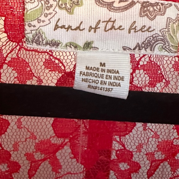 Band of the Free Women's Nahara Long Sleeve Self Tie Top - Picture 8 of 8